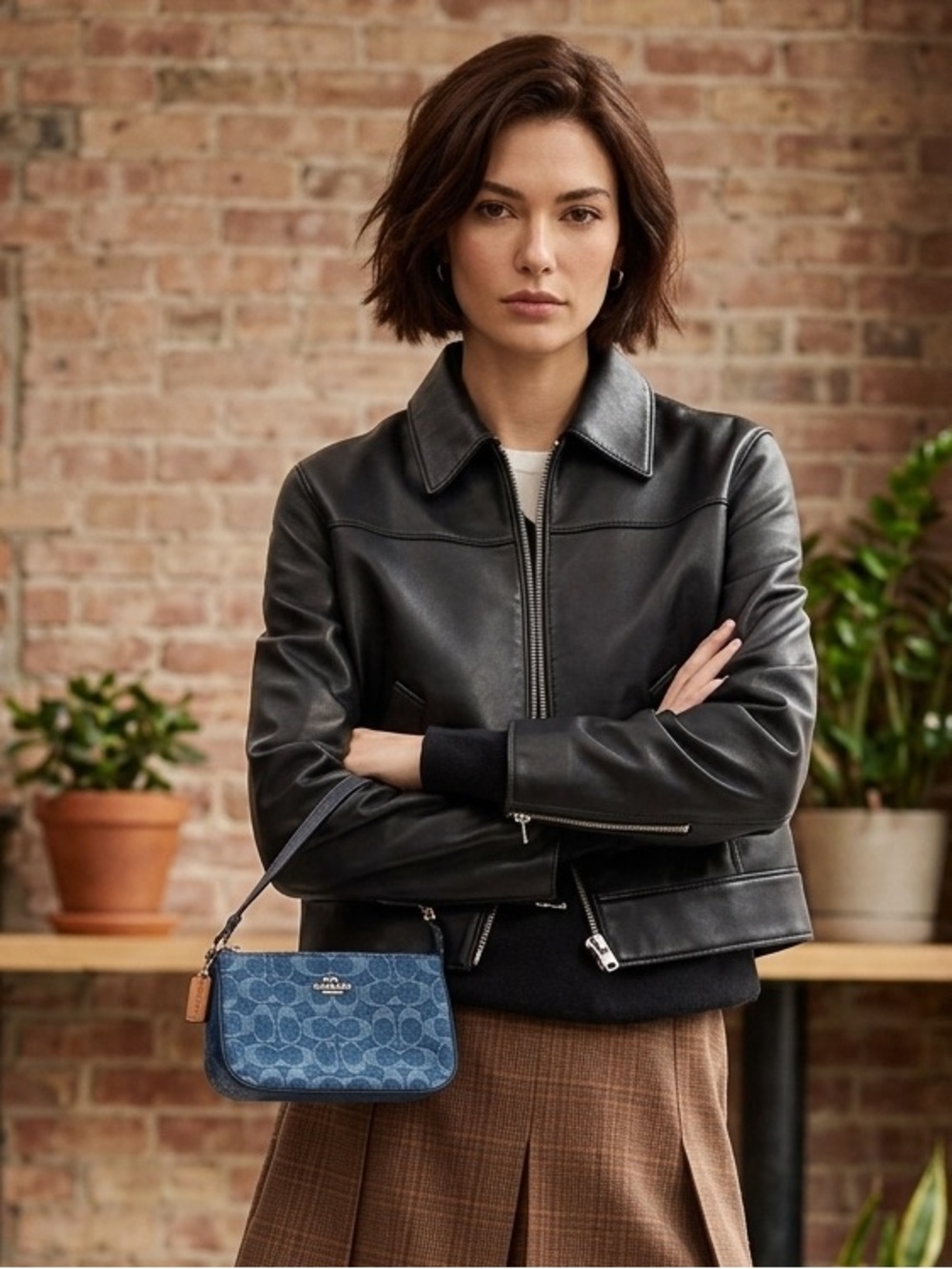 COACH Nolita 19 In Signature Denim 2 In 1 — Shoulder Bag / Wristlet NWT - Picture 2 of 7